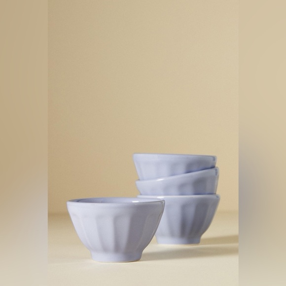 Anthropologie Other - Anthropologie Shiny Mini Latte Bowl Lavendar Set 4